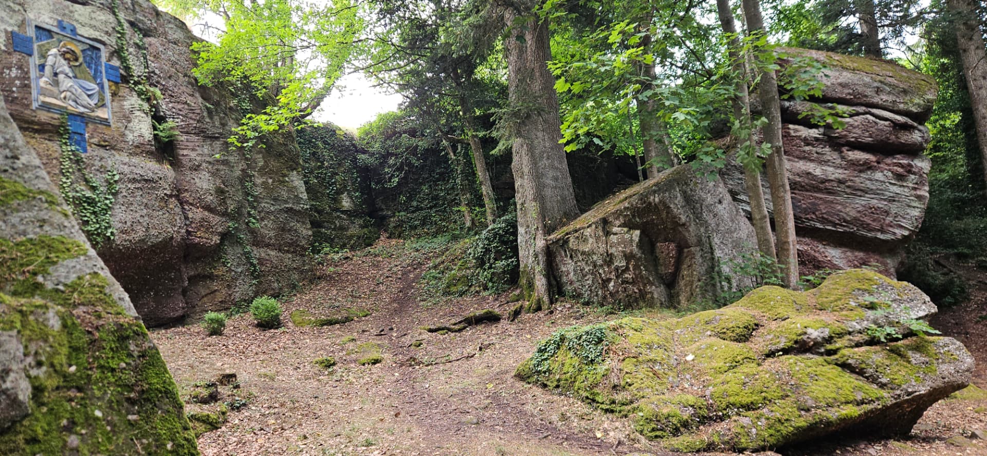 Shrine in the Mont Sainte-Odile forest