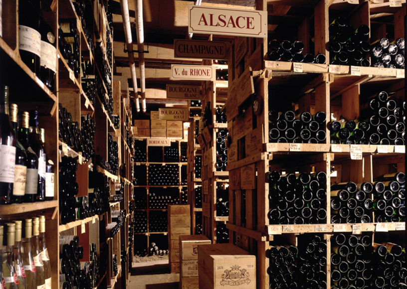 Alsatian wine cellar